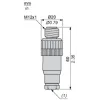 XZCC12MDM50B Male, M12, 5 pin, straight connector, кабельний ввід XZCC12MDM50B Male, M12, 5 pin, straight connector, кабельний ввід