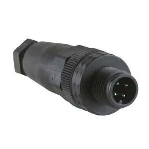 XZCC12MDP40B Male, M12, 4 pin, straight connector, кабельний ввід Male, M12, 4 pin, straight connector, кабельний ввід