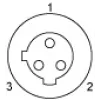 XZCC20FDM30B Гніздовий, 1/2 20UNF, 3 pin, straight connector, кабельний ввід XZCC20FDM30B Гніздовий, 1/2 20UNF, 3 pin, straight connector, кабельний ввід