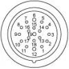 XZCC23FDM190S Гніздовий, M23, 19 pin, straight connector, кабельний ввід Стор. 13.5