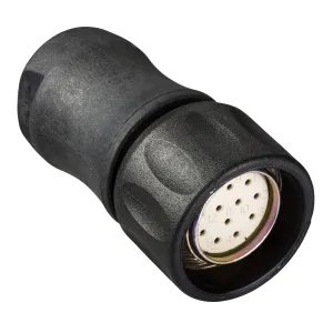 Гніздовий, M23, 12 pin, straight connector, for encoder