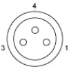 XZCC8FDM30S Гніздовий, M8, 3 pin, straight connector, кабельний ввід M9.5 x 1 XZCC8FDM30S Гніздовий, M8, 3 pin, straight connector, кабельний ввід M9.5 x 1