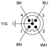 XZCE03M125M Перехідник, metal, tapped hole M20, for male connector, M12, 5 wire XZCE03M125M Перехідник, metal, tapped hole M20, for male connector, M12, 5 wire