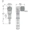 XZCP1264L5 Попередньо підключені роз`єми XZ, кутовий гніздовий, M12, 5 контактів, кабель PUR 5 m XZCP1264L5 Попередньо підключені роз`єми XZ, кутовий гніздовий, M12, 5 контактів, кабель PUR 5 m