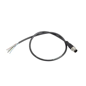 XZCP1541L10 Pre wired connector М12 чоловічий straight 4 pins Pre wired connector М12 чоловічий straight 4 pins