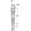 XZCPA0566L5 Попередньо підключені роз`єми XZ, straight female, M8, 3 pins, кабель PUR 5 m XZCPA0566L5 Попередньо підключені роз`єми XZ, straight female, M8, 3 pins, кабель PUR 5 m