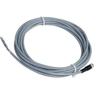 XZCPV0941L5 Попередньо підключені роз`єми XZ, straight female, M8, 4 pins, кабель ПВХ 5 m Попередньо підключені роз`єми XZ, straight female, M8, 4 pins, кабель ПВХ 5 m
