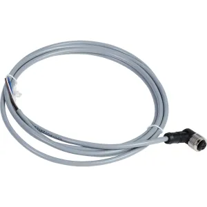 XZCPV1241L20 Pre wired connector, ПВХ, female, M12, 4 pins Pre wired connector, ПВХ, female, M12, 4 pins