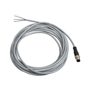 XZCPV1541L5 Попередньо підключені роз`єми XZ, straight штекер, M12, 4 pins, кабель ПВХ 5 m Попередньо підключені роз`єми XZ, straight штекер, M12, 4 pins, кабель ПВХ 5 m