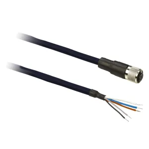 XZCPVB1564L3 Pre wired connect pvc m12 male str 5 контактів Pre wired connect pvc m12 male str 5 контактів