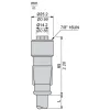 XZCPY1764L10 Попередньо з’єднані роз’єми XZ - straight female - 7/8 XZCPY1764L10 Попередньо з’єднані роз’єми XZ - straight female - 7/8