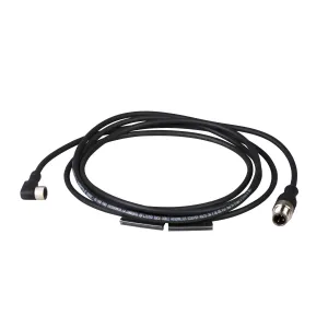 XZCR1509041J1 Кабель-перемичка XZ, male straight M12 4 pin, female straight M8 4 pin, PUR 1 m Кабель-перемичка XZ, male straight M12 4 pin, female straight M8 4 pin, PUR 1 m