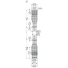 XZCR1511040A1 Кабель-перемичка XZ, male straight M12 3 pin, female straight M12 3 pin, PUR 1 m XZCR1511040A1 Кабель-перемичка XZ, male straight M12 3 pin, female straight M12 3 pin, PUR 1 m