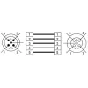XZCR1511064D2 Кабель-перемичка XZ, male straight M12 5 pin, female straight M12 5 pin, PUR 2 m XZCR1511064D2 Кабель-перемичка XZ, male straight M12 5 pin, female straight M12 5 pin, PUR 2 m
