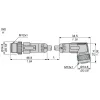 XZCR1512062F2 Кабель-перемичка XZ, male straight M12 3 pin, female elbowed M12 3 pin, PUR 2 m XZCR1512062F2 Кабель-перемичка XZ, male straight M12 3 pin, female elbowed M12 3 pin, PUR 2 m