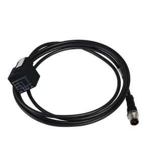 XZCR1523062K1 Кабель-перемичка XZ, male straight M12 3 pin, female elbowed DIN 43650 A, PUR 1 m Кабель-перемичка XZ, male straight M12 3 pin, female elbowed DIN 43650 A, PUR 1 m