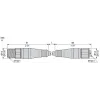 XZCRA151140A5 Кабель-перемичка XZ, male straight M12 3 pin, female straight M12 3 pin, ПВХ 5 m XZCRA151140A5 Кабель-перемичка XZ, male straight M12 3 pin, female straight M12 3 pin, ПВХ 5 m