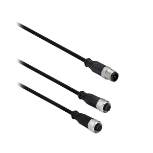 XZCRSE Y M12 5 poles splitters emitter for safety light curtain integrated muting Y M12 5 poles splitters emitter for safety light curtain integrated muting