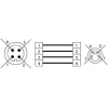 XZCRV1509041J2 Кабель-перемичка XZ, male straight M12 4 pin, female straight M8 4 pin, ПВХ 2 m XZCRV1509041J2 Кабель-перемичка XZ, male straight M12 4 pin, female straight M8 4 pin, ПВХ 2 m