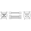 XZCRV1512040A2 Кабель-перемичка XZ, male straight M12 3 pin, female elbowed M12 3 pin, ПВХ 2 m XZCRV1512040A2 Кабель-перемичка XZ, male straight M12 3 pin, female elbowed M12 3 pin, ПВХ 2 m