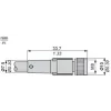 XZCRV2605V2X1 Кабель-перемичка XZ, male straight M8 4 pin, female straight M8 3 pin, ПВХ 1 m XZCRV2605V2X1 Кабель-перемичка XZ, male straight M8 4 pin, female straight M8 3 pin, ПВХ 1 m