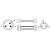 XZCRV2605V2X2 Кабель-перемичка XZ, male straight M8 4 pin, female straight M8 3 pin, ПВХ 2 m XZCRV2605V2X2 Кабель-перемичка XZ, male straight M8 4 pin, female straight M8 3 pin, ПВХ 2 m