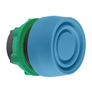 Головка для кнопки без підсвічування, Harmony XB5, XB4, blue flush pushbutton Ø22 mm пружинне повернення unmarked