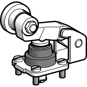 Головка кінцевого вимикача, Кінцевий вимикач XC Standard, ZC1AC, offset roller lever