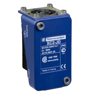 Корпусна частина кінцевого вимикача з контактом, Кінцевий вимикач XC Standard, ZC2J plug in, without display, 1C/O
