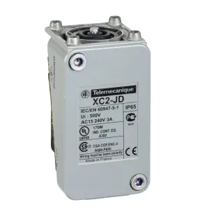 Корпусна частина кінцевого вимикача з контактом, Кінцевий вимикач XC Standard, 2 C/O, snap action