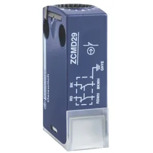 Корпус кінцевого вимикача, Кінцевий вимикач XC Standard, ZCMD, 2NC+2 НІ, silver, snap action, connection, 2 m