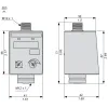ZMLPA2N0SH Електронні датчики тиску, Датчики тиску XM, Дисплей & switch ЗМЛП, 24 V DC, 2 NPN, hysteresis, M12