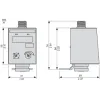 ZMLPA2N0SH Електронні датчики тиску, Датчики тиску XM, Дисплей & switch ЗМЛП, 24 V DC, 2 NPN, hysteresis, M12